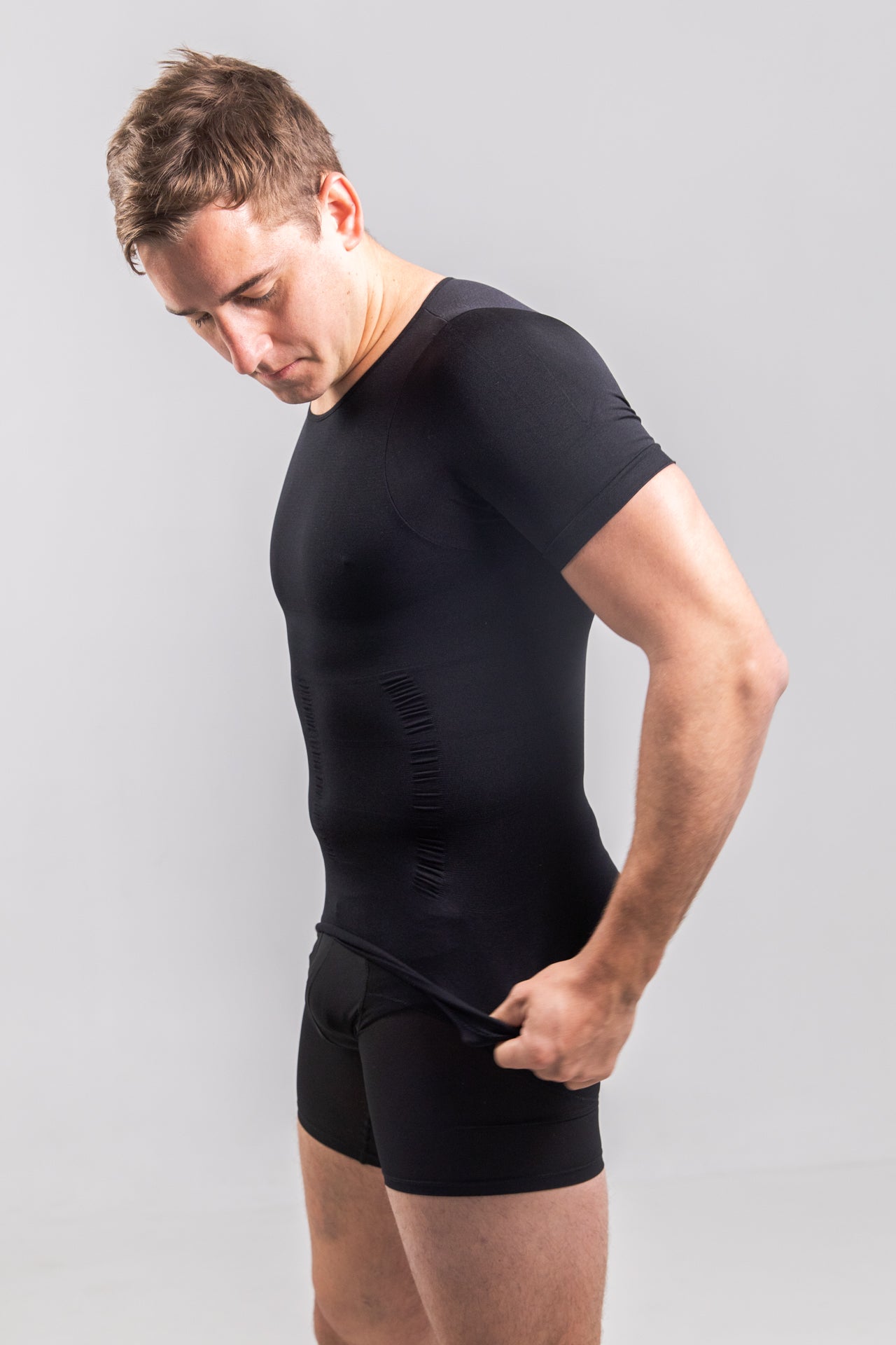 2 PACK - MENS SHAPEWEAR TOPS (SHAPING TOP & SCUPLTING TOP) 35% OFF - Shape Clothing