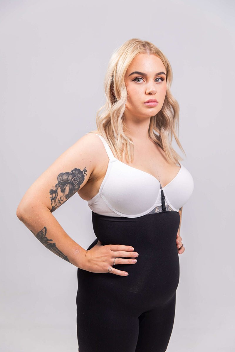 WOMENS SCULPTING SHORTS WITH STRAPS - Shape Clothing