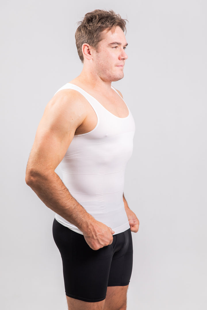 2 PACK - MENS SHAPEWEAR SINGLETS (SHAPING SINGLET & SCULPTING SINGLET) 35% OFF - Shape Clothing