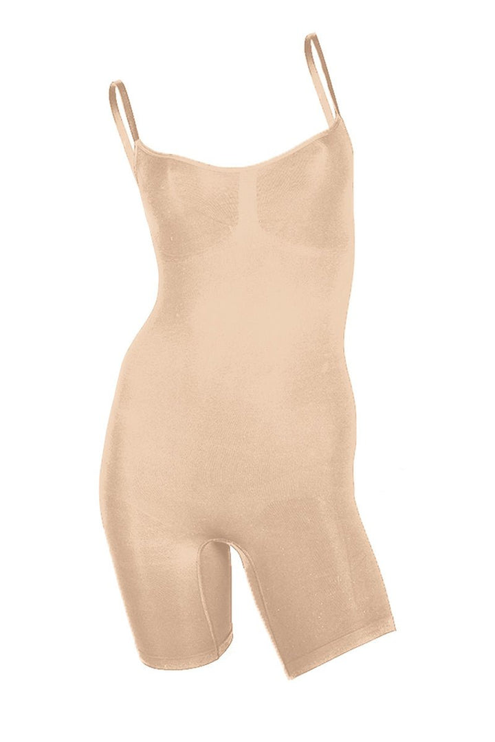 WOMENS SCULPTING BODYSUIT MID THIGH - Shape Clothing