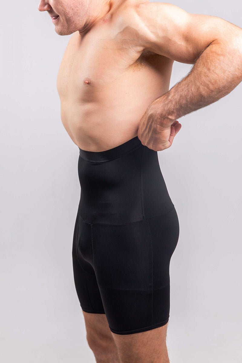 Gotoly Men Tummy Control Shorts High Waist Body Shaper Slimming