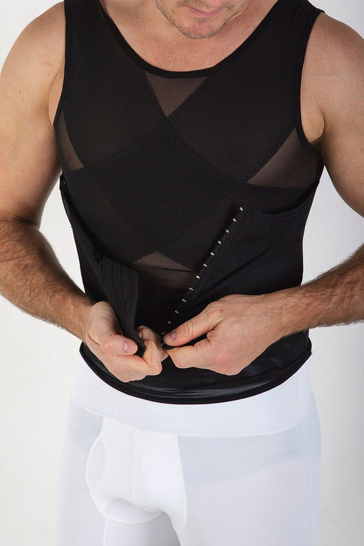 MEN'S SCULPTING TOP WITH WAIST TRAINER - Shape Clothing